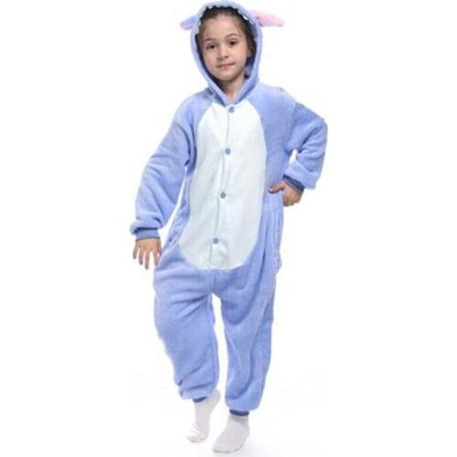 New Winter Boy Girls Unicorn Onesies Children Pajamas Cartoon Animal Pyjama Kids Hooded Baby Sleepwear Jumpsuit