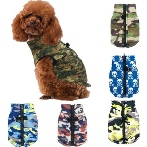 Winter Pet Dog Clothes Warm Big Dog Coat Puppy Clothing Waterproof Pet Vest Jacket for Small Medium Large Dogs Golden Retriever