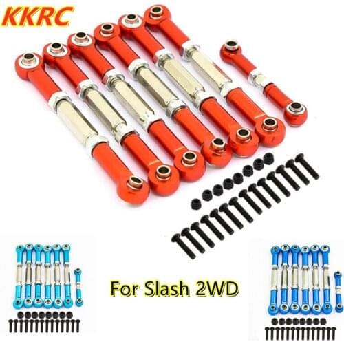 1set Aluminum Alloy Metal Pull Rod Link Rod For 1/10 RC Car TRXXAS SLASH 2WD