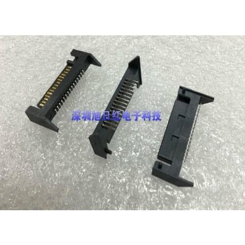 15Pin SATA hard disk interface male socket connector 90 degrees leg DIP