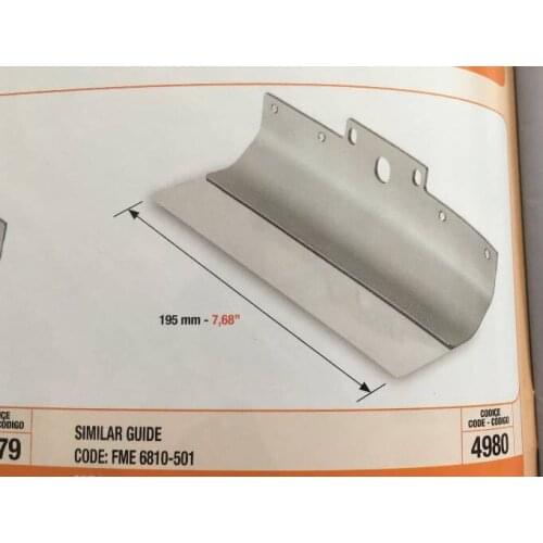 6 Pieces 195 mm and 15 Pieces 110mm Komori Sheet Smooth