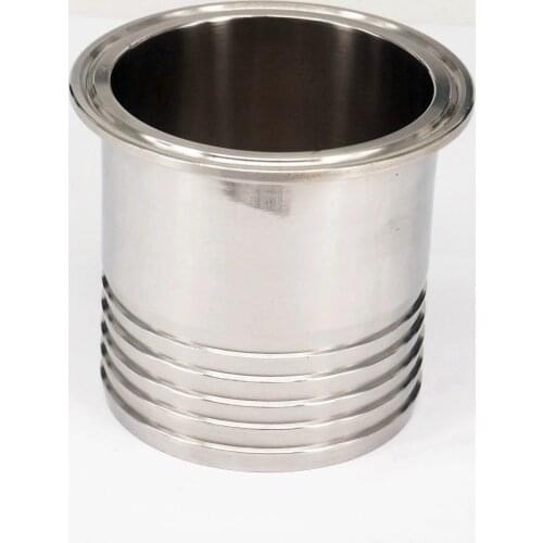 89mm Tube Barbed- Tri Clamp 3.5" Ferrule O/D 106mm 304 Stainless Steel Sanitary Ferrule Clamp Pipe Connector Fitting