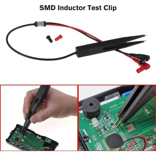 ANENG SMD Inductor Test Clip Meter Probe Tweezers LCR test pen For Resistor Multimeter Capacitor Test Clip Multimeter Probe