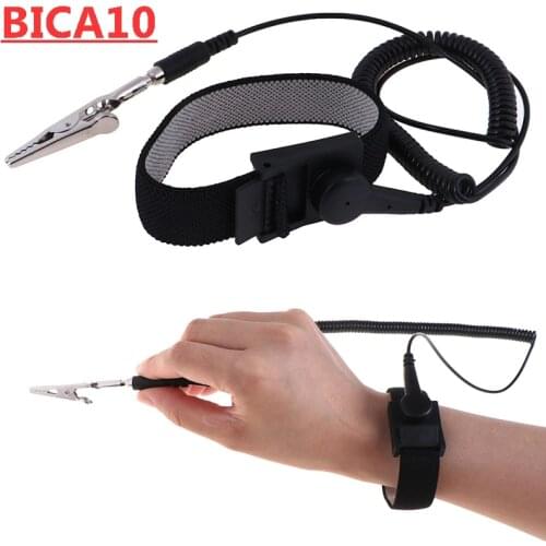 New Hot Adjustable Anti-static Esd Strap Antistatic Grounding Bracelet Wrist Band Tool Hand Tool Acc