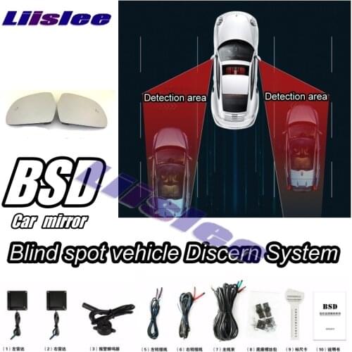 Car BSD System BSA BSM Blind Spot Detection Driving Warning Safety Radar Alert Mirror For HONDA GM6 Grace Gienia Ballade Greiz