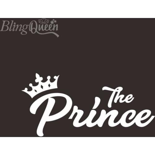 BlingQueen 12PCS/LOT Korean Iron-On Transfers HTV Heat Transfers PU Vinyl Patches The Prince Design