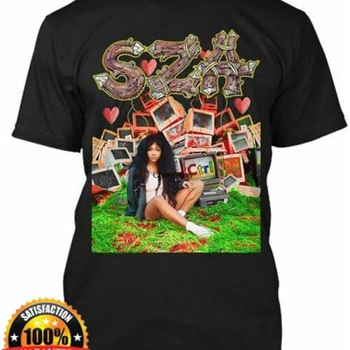 SZA CTRL Hip Hop Tee Black T Shirt Gift Funny Vintage Gift Men Women DF017