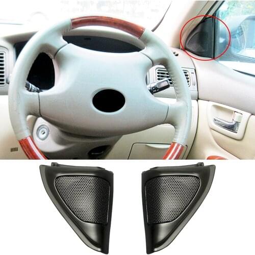Tweeter speaker cover upgrade for Toyota corolla 2003-2018 series auto front door high pitch loudspeaker lid treble horn case