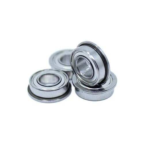 MF126ZZ Flange Bearing 6x12x4 mm 10PC Double Shielded Miniature Flanged MF126 Z ZZ Ball Bearings MF126-2Z MF126Z
