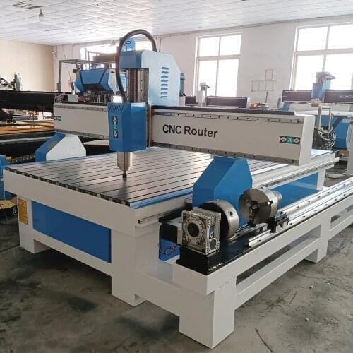 Heavy Duty 3D CNC Router Wood Cutting CNC Machine 4x8 Feet CNC Milling Machine With Rotary 4 Axis Milling Machine