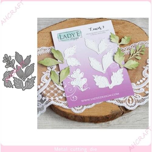 Flowers and Leaves set Metal Cutting Dies for DIY Scrapbooking Photo Album Decorative Embossing Paper Card Crafts Die 2021