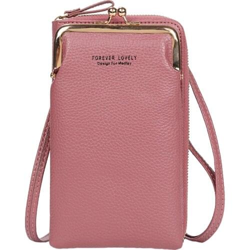 New Women Small Crossbody Bags Large Capacity PU Leather Shoulder Bags Fashion Handbags For Women Bolsas Ladies Phone Purses