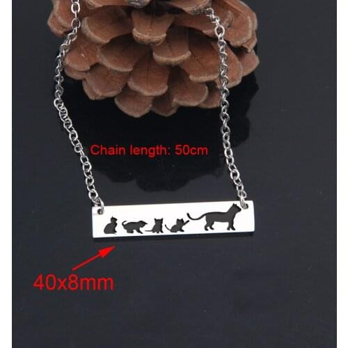 To Family Gifts Stainless Steel Fashion Custom Necklaces Personalized Trendy Accessories Exquisite Family Member Gifts