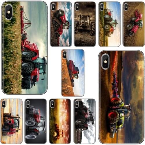 For Xiaomi Redmi 2 S2 3 3S 4 4A 5 5A 5 6 6A 7A 9 9T 9C 9A Pro Pocophone F1 Silicone Case Cover Massey Ferguson Tractors Car