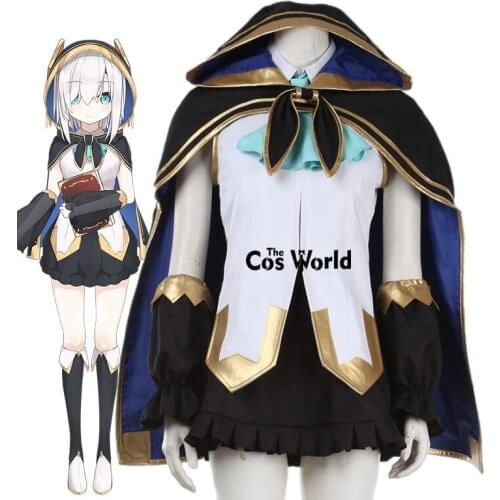 YouTuber Virtual Vtuber Nijisanji Ars Almal Cloak Dress Uniform Outfit Cosplay Costumes