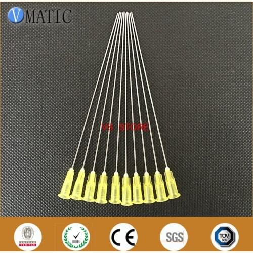 High Quality 20G Blunt Tip Needle Fill 10cm Long Liquid Dispenser Adhesive Glue Ink Refilling 100mm Length Dispensing Needles