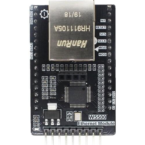 W5500 Ethernet Network Module SPI Ethernet Hardware TCP IP Protocol Pyboard Interface