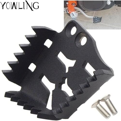 CNC Motorcycle Rear Brake pedal treadle footboard footrest Step Tips For 990 SMR 990SMR 2007 2008 2009 2010 2011 2013
