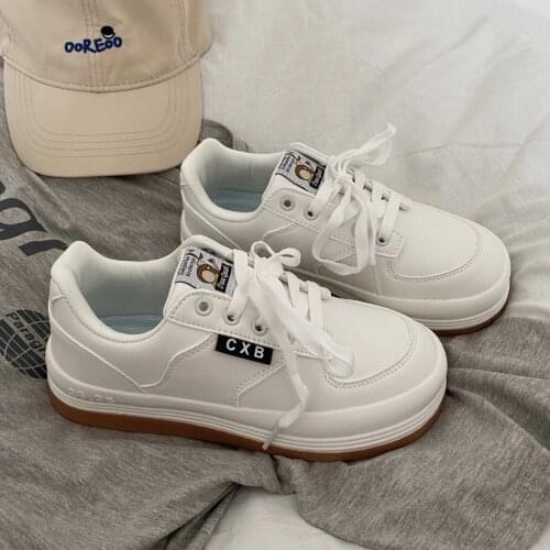 Kawaii Platform Sneakers Women Vintage Round Head Sports Shoes 2021 Summer Fashion New Lolita Low Top Casual Ins Trend Flats