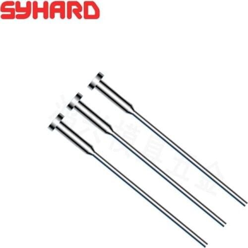 10pcs/lots nitriding step ejector pin ejector sleeve thimble SKD61 mold machine tools accessories 0.8/1/1.2/1.5/2/2.5