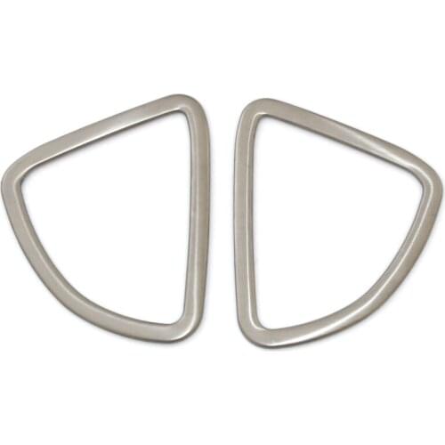 2pcs/set Stainless steel Ring Chrom trim outlet decoration car stickers For Mitsubishi ASX 2011 2012 2013