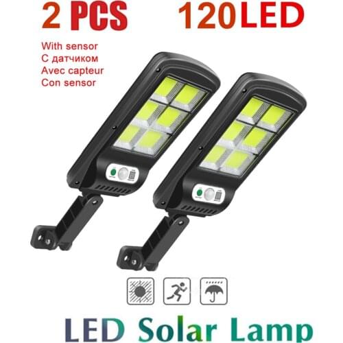 2pcs tabular oblong Solar Light Outdoor Porch Wall Lamp PIR Motion Sensor Garden Solar Lamp Sunlight Powered Waterproof Energy S