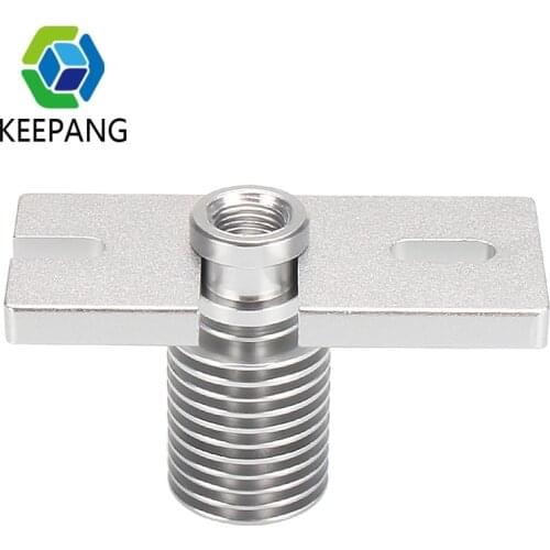 5pcs V5 V6 Aluminum Block Mount Plate U-shaped Reprap for Kossel E3D V5/V6 Hotend Fixed Plates 3D Printer Square Horseshoe Block