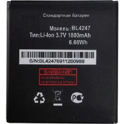 High Quality Battery for FLY IQ442 IQ 442 BL4247 BL 4247 mobile Cell phone Batteries in stock