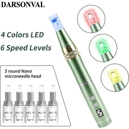DARSONVAL Dr Pen Electric Microneedling Pen Wireless Nano Micro Needle Beauty Instrument Home Dermapen Profesional Beauty Care