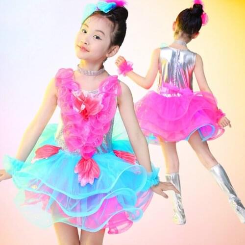 Children Latin Dance Dress Kids Samba Salsa Dresses Competition Dress for Girls Ballroom Dance Wear Stage Costume Performance 89