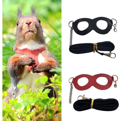 Hamster Mouse Rat Squirrel Anti-knot Anti-biting Strap Split Traction Rope Small Pet Training Leash C6UE