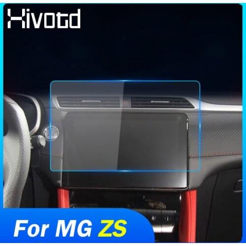 For MG ZS 2017-2020 Accessories Interior Deceration Car GPS Navigation Tempered Glass Screen Protective Cover Film Sticker