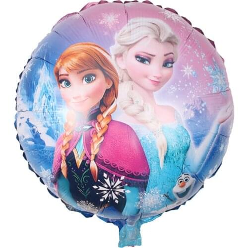 Disney Frozen2 Princess Elsa Theme 18 inch Baby Shower Girl Foil Balloons Birthday Party Decorations Supplies Balloons 1pcs/lot