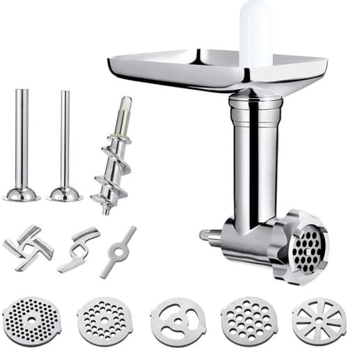 Hot SV-Durable Meat Grinder Accessories for KitchenAid Bench Mixers with Sausage Filling Tube/Food Processor Accessories