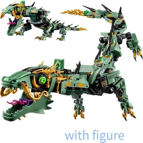 592pcs Compatible 70612 Flying Mecha Dragon Boy friends Building Blocks Bricks Toys children Model Christmas birthday Gift