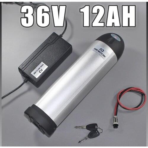 36V 500W Water bottle lithium ion battery ebike 36V12AH tube battery with Free US EU Duty tax