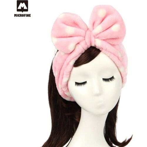 Microfine Hair Towel On The Head Bath Towel For Adults Women Towel For Hair Salon Towels Terry Wrap After Bath Hat Cap Quick Dry