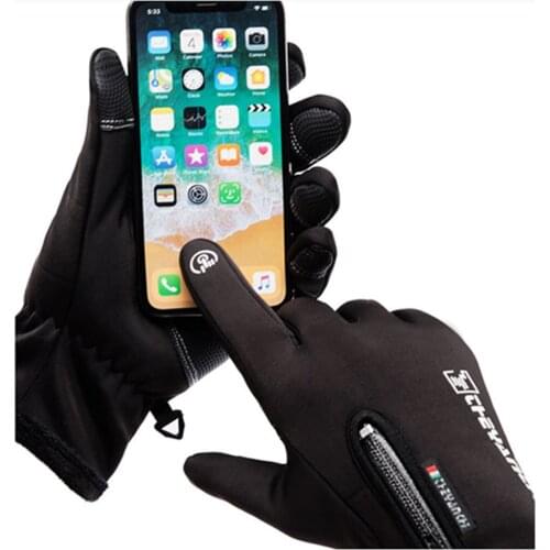 Hot Sale Men’ s Gloves Waterproof Touchscreen Winter Gloves for Cycling Skating Skiing