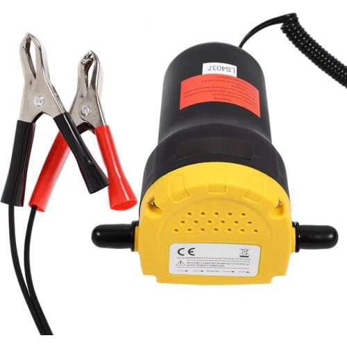 12V 60W Extracting Diesel Oil Extractor Pump Electric Suction Diesel Oil Fluid Transfer Extractor Pump Quick Clean Oil-Changes