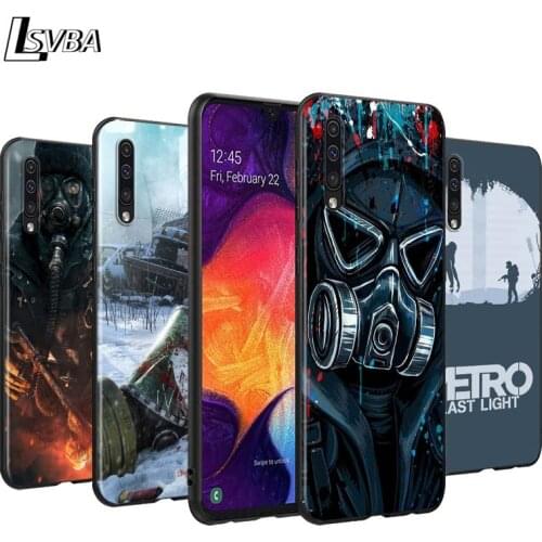 Hot Metro 2033 Back Silicone Phone Case for Samsung Galaxy A90 A80 A70S A60 A50S A40 A20E A20 A10S Soft Black Cover