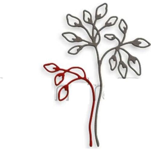 New Bud Trees Metal Cutting Dies Mold Various Card Series Scrapbook Paper Craft Knife Mould Blade Punch Cut Die Stencils Dies