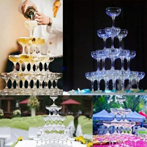 150ML transparent red wine glass juice cup Glass whiskey Cold Drink Champagne Goblet Cocktail glass for bar disco wedding props