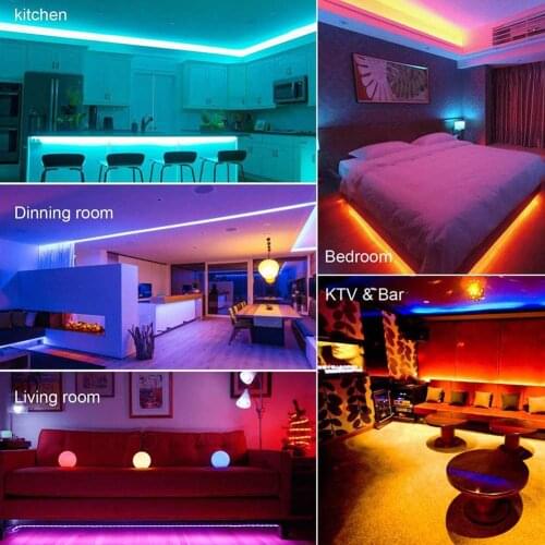 Clearance Sale Flexible USB 5V 7 Colors Change String Light for TV Background Decor Keys Style