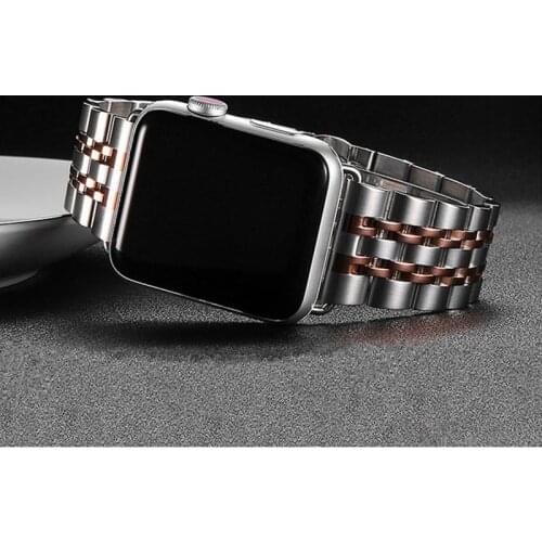 Stainless Steel strap for Apple watch 5 band 44mm 40mm iWatch band 42mm 38mm Luxury metal watchband bracelet Apple watch 4 3 2 1