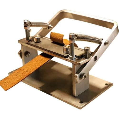 Manual Leather Thinning Machine Cowhide Material Cutting And Peeling Tool Stainless Steel DIY Craft Leather Divider