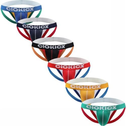 3PCS/Lots Sexy Gay Thongs G-string Big Penis Pouch Panties String Tanga Gay Jockstrap Cotton Underwear Slip Cuecas Summer Bikini