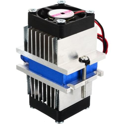 1Pcs New DIY Kit Thermoelectric Cooler Refrigeration Cooling System with Fan Mini Air Conditioner For Practical Tools