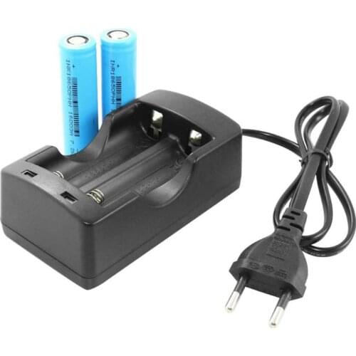 Smart Battery Charger for 18650 Lithium Battery Charger Dual Slot Batteries Quick Charging Dock for Torch 18650 EU US Plug newst