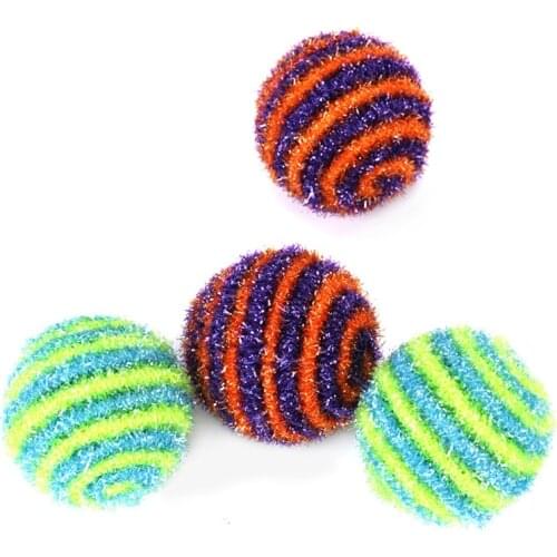 Cat Pet Sisal Rope Weave Ball Teaser Play Woven Ball Chewing Rattle Scratchs Chat Catch Toys For Cat Pet Products Cat Pet Sisal