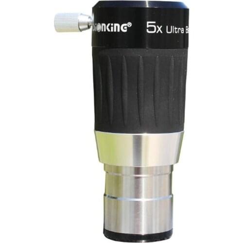 VISIONKING Astronomical Telescope Accessories 5X Extender 1.25 Inch Barlow Lens M000526